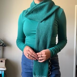 Beautiful green scarf